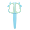 TESOURA ESCOLAR 13CM PETS COM PROTETOR LEO E LEO - REF. 72003 - CAIXA COM 24 UNIDADES