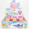 KIT MASSA DE MODELAR 24 CORES BALEIA FUNDO DO MAR LEO E LEO - REF. 72541 - CAIXA COM 6 UNIDADES