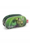 ESTOJO DUPLO AVENGERS PRETO LUXCEL - REF. EI39595AG-PTO - 1 UNIDADE
