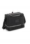 LANCHEIRA COM ALCA CRINKLE PRETO LUXCEL - REF. LA47153UP-PTO - 1 UNIDADE