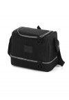 LANCHEIRA COM ALCA CRINKLE PRETO LUXCEL - REF. LA47153UP-PTO - 1 UNIDADE