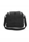 LANCHEIRA COM ALCA CRINKLE PRETO LUXCEL - REF. LA47153UP-PTO - 1 UNIDADE