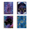 CADERNO 1 MATERIA CAPA DURA 80FL MYSTIC JANDAIA - REF. 69020-24 - PACOTE COM 4 UNIDADES