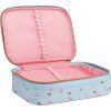 ESTOJO BOX ACADEMIE CORACAO METALIZADO AZUL TILIBRA - REF. 34853 - 1 UNIDADE
