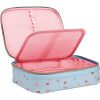 ESTOJO BOX ACADEMIE CORACAO METALIZADO AZUL TILIBRA - REF. 34853 - 1 UNIDADE
