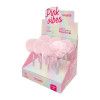 CANETA ESFEROGRAFICA POMPOM PINK VIBES - REF. 97913 - CAIXA COM 12 UNIDADES