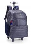 MOCHILETE CRINKLE METALIZADO ROXO LUXCEL - REF. MC47243UP-AZ - 1 UNIDADE