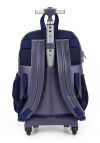 MOCHILETE CRINKLE METALIZADO ROXO LUXCEL - REF. MC47243UP-AZ - 1 UNIDADE