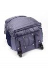 MOCHILETE CRINKLE METALIZADO ROXO LUXCEL - REF. MC47243UP-AZ - 1 UNIDADE