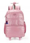 MOCHILETE CRINKLE METALIZADO ROSA LUXCEL - REF. MC47243UP-RS - 1 UNIDADE