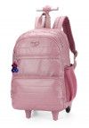 MOCHILETE CRINKLE METALIZADO ROSA LUXCEL - REF. MC47243UP-RS - 1 UNIDADE