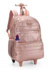 MOCHILETE CRINKLE METALIZADO OURO ROSA LUXCEL - REF. MC47243UP-OU R - 1 UNIDADE