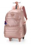 MOCHILETE CRINKLE METALIZADO OURO ROSA LUXCEL - REF. MC47243UP-OU R - 1 UNIDADE