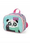 LANCHEIRA DE COSTAS PANDA VERDE LUXCEL - REF. LA40123UP-VD - 1 UNIDADE