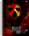 CADERNO 10 MATERIAS CAPA DURA 160FL HORROR SAO DOMINGOS - REF. 10542 - PACOTE COM 4 UNIDADES
