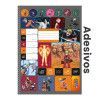 CADERNO 15 MATERIAS CAPA DURA 240FL NARUTO SAO DOMINGOS - REF. 10283 - PACOTE COM 2 UNIDADES