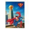 CADERNO BROCHURA 1/4 CAPA DURA 80FL SUPERMAN SAO DOMINGOS - REF. 10487 - PACOTE COM 5 UNIDADES