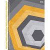 CADERNO 1 MATERIA CAPA DURA 80FL SHARP DASH SMART LINES SAO DOMINGOS - REF. 10563 - PACOTE COM 4 UNIDADES