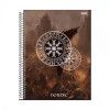 CADERNO 1 MATERIA CAPA DURA 80FL NORDIC SAO DOMINGOS - REF. 10264 - PACOTE COM 4 UNIDADES