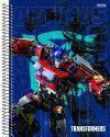 CADERNO 1 MATERIA CAPA DURA 80FL TRANSFORMERS SAO DOMINGOS - REF. 10310 - PACOTE COM 4 UNIDADES