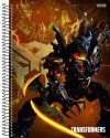 CADERNO 1 MATERIA CAPA DURA 80FL TRANSFORMERS SAO DOMINGOS - REF. 10310 - PACOTE COM 4 UNIDADES