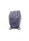 ESTOJO TRIPLO CRINKLE METALIZADO AZUL LUXCEL - REF. ET47247UP-AZ - 1 UNIDADE
