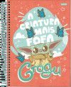 CADERNO 1 MATERIA CAPA DURA 80FL GROGU JANDAIA - REF. 75147-24 - PACOTE COM 4 UNIDADES