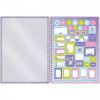 CADERNO 1 MATERIA CAPA DURA 80FL STITCH FORONI - REF. 33.6523-8 - PACOTE COM 4 UNIDADES