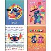 CADERNO BROCHURAO CAPA DURA 80FL STITCH FORONI - REF. 40.6526-2 - PACOTE COM 5 UNIDADES