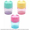 APONTADOR COM DEPOSITO 2 FUROS CANDY ACRILEX - REF. 224170000 - CAIXA COM 12 UNIDADES