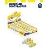 BORRACHA DINOSSAURO ACRILEX - REF. 21933 - CAIXA COM 24 UNIDADES