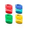 APONTADOR COM DESPOSITO 2 FUROS GATTE - REF. 10402 - PACOTE COM 12 UNIDADES