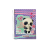 CADERNO 10 CAPA DURA 160FL SWEETNESS JANDAIA - REF. 68907 - PACOTE COM 4 UNIDADES