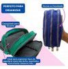 ESTOJO TRIPLO NYLON LISO MB13054-E YEPP - ROSA - 1 UNIDADE