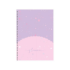 CADERNO 1 MATERIA CAPA DURA 80FL COLEGIAL GLIMMER SAO DOMINGOS - REF. 10306 - PACOTE COM 4 UNIDADES