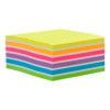 BLOCO ADESIVO DE ANOTACAO 76X76MM ARCO-IRIS MAXPRINT - REF. 74 4867 - 1 UNIDADE