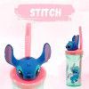 COPO 360ML COM CANUDO 3D STITCH TUUT - REF. 26971 - 1 UNIDADE