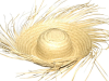 CHAPEU DE PALHA DESFIADO NATURAL KLF FESTAS - REF. C008 - PACOTE COM 25 UNIDADES