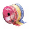 FITA TECIDO XADREZ 15MM COM 10M PROGRESSO - REF. 240 ROSA ESCURO - 1 UNIDADE