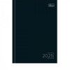 AGENDA COSTURADA SPICE PRETO M6 TILIBRA 2025 - REF. 354821 - PACOTE COM 4 UNIDADES