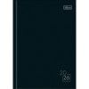 AGENDA COSTURADA SPICE PRETO M6 TILIBRA 2026 - REF. 354821 - PACOTE COM 4 UNIDADES