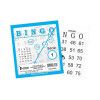 BLOCO CARTELA BINGO 100 FOLHAS DE JORNAL AZUL TAMOIO - REF. 06032 - PACOTE COM 15 UNIDADES