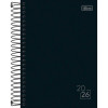 AGENDA ESPIRAL SPICE PRETO M6 TILIBRA 2026 - REF. 354830 - PACOTE COM 5 UNIDADES