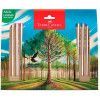 LAPIS DE COR ECOLÁPIS SUPERSOFT NATURAL EDITION 36 CORES + ESTOJO DE MADEIRA EDIÇÃO LIMITADA FABER-CASTELL 120736SOFT COM 1 UNIDADE