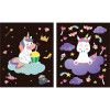 CARTELA RASPADINHA MAGICA UNICORNIO 6 FOLHAS - REF. 352101 - 1 UNIDADE
