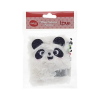 CADERNO MINI 64FL FANTASY LOVE PANDA COM CANETA MOLIN - REF. 23497 - PACOTE COM 4 UNIDADES