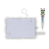 CADERNO MINI 64FL FANTASY LOVE PANDA COM CANETA MOLIN - REF. 23497 - PACOTE COM 4 UNIDADES
