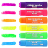 TINTA GUACHE 10G BASTAO NEON 6 CORES ACRILEX - REF. 2008 - 1 UNIDADE