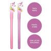CANETA GEL 0.5 UNICORNIO PRETO COM LED TILIBRA - REF. 353370 - CAIXA COM 24 UNIDADES