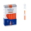 PINCEL MARCA TEXTO NEON DASHLIGHT LARANJA BRW - REF. CA2204 LR - CAIXA COM 12 UNIDADES